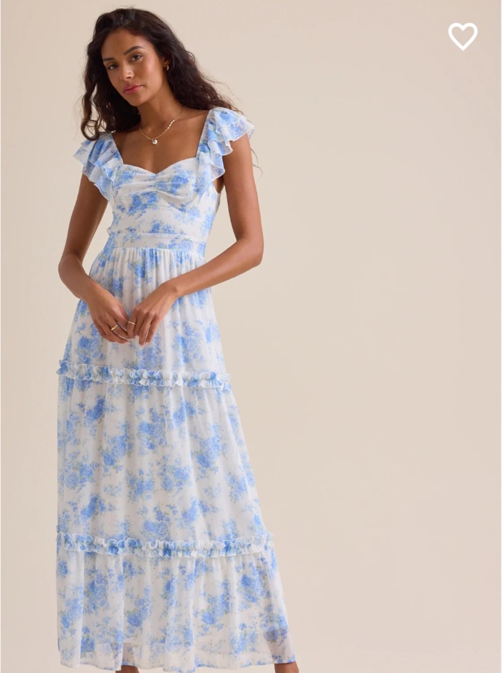Altar’d State Auburn Floral Maxi Dress